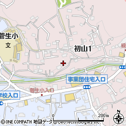 神奈川県川崎市宮前区初山1丁目28周辺の地図