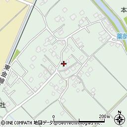 千葉県山武市島293周辺の地図