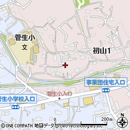 神奈川県川崎市宮前区初山1丁目27周辺の地図