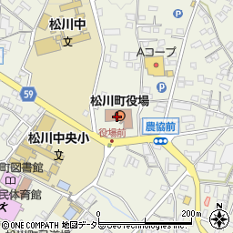 八十二銀行松川町役場 ＡＴＭ周辺の地図