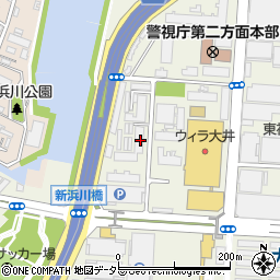 日本貨物鉄道勝島社宅周辺の地図