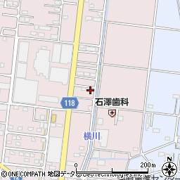 山梨県南アルプス市藤田2136-7周辺の地図