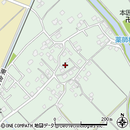 千葉県山武市島291周辺の地図