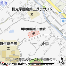 川崎田園都市病院周辺の地図