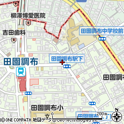 岡崎硝子店周辺の地図