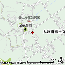 京都府京丹後市大宮町善王寺582周辺の地図