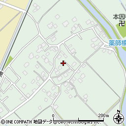 千葉県山武市島290周辺の地図