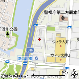 日本貨物鉄道勝島社宅周辺の地図