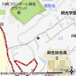 神奈川県川崎市麻生区片平1678周辺の地図