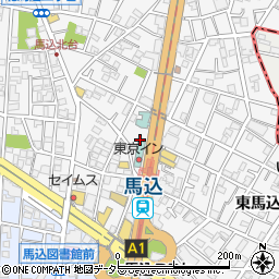 東京都大田区北馬込2丁目31周辺の地図