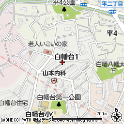 〒216-0025 神奈川県川崎市宮前区白幡台の地図
