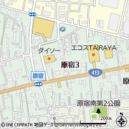 神奈川県相模原市緑区原宿周辺の地図