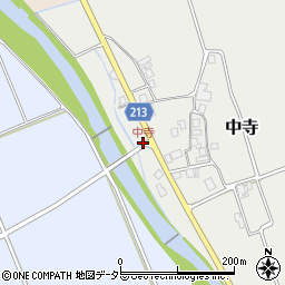 中寺周辺の地図