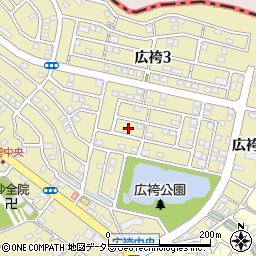 東京都町田市広袴3丁目周辺の地図