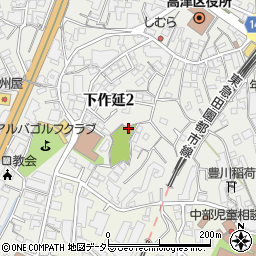 辰の谷稲荷神社周辺の地図