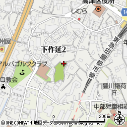 辰の谷稲荷神社周辺の地図