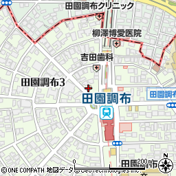 田園調布駅前郵便局周辺の地図