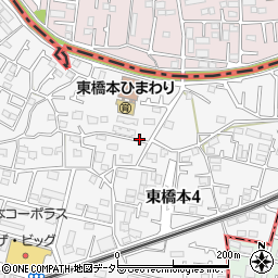 神奈川県相模原市緑区東橋本4丁目周辺の地図
