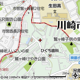 神奈川県川崎市宮前区菅生ケ丘35周辺の地図