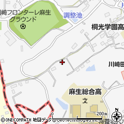 神奈川県川崎市麻生区片平1677周辺の地図
