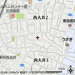 西大井クレーレ周辺の地図