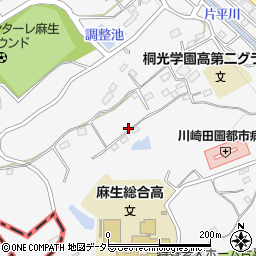 神奈川県川崎市麻生区片平1682周辺の地図