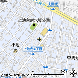 レッドロブスター上池台店周辺の地図