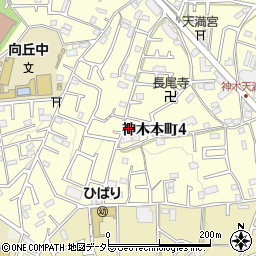 リパーク川崎神木本町４丁目駐車場周辺の地図