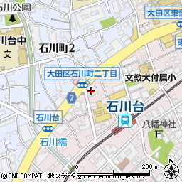 スギ薬局　石川台店周辺の地図