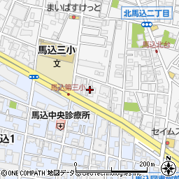 住友林業馬込展示場周辺の地図