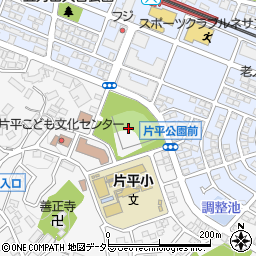 片平公園周辺の地図