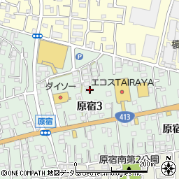神奈川県相模原市緑区原宿3丁目7周辺の地図