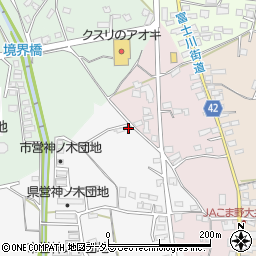 山梨県南アルプス市川上401-5周辺の地図