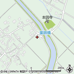 千葉県山武市島342周辺の地図