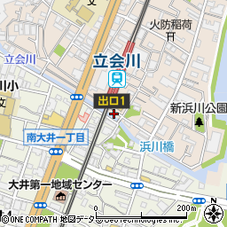 ちよだ鮨・立会川店周辺の地図