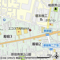 神奈川県相模原市緑区原宿3丁目3周辺の地図