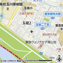 東京都世田谷区玉堤2丁目周辺の地図