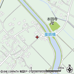千葉県山武市島269周辺の地図