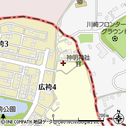 東京都町田市広袴町442-5周辺の地図