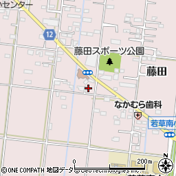 山梨県南アルプス市藤田1415-1周辺の地図