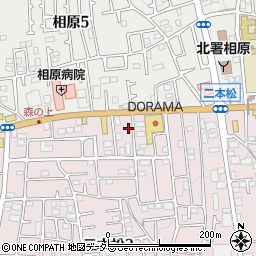 神奈川県相模原市緑区二本松3丁目30-2周辺の地図