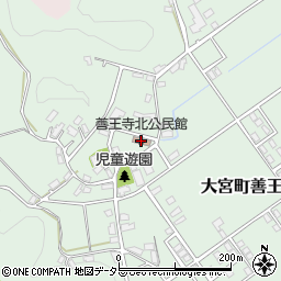 善王寺北公民館周辺の地図