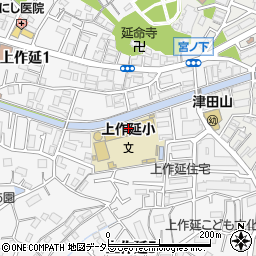川崎市立上作延小学校周辺の地図