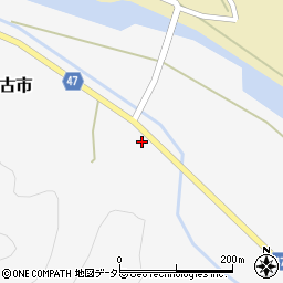 兵庫県美方郡新温泉町古市538周辺の地図