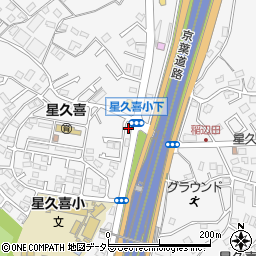 千葉県千葉市中央区星久喜町1082-3周辺の地図