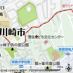 神奈川県川崎市宮前区菅生ケ丘12周辺の地図