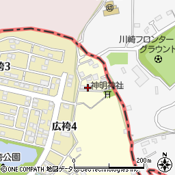東京都町田市広袴町442-11周辺の地図