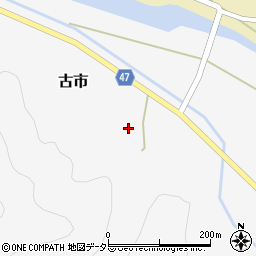 兵庫県美方郡新温泉町古市525周辺の地図