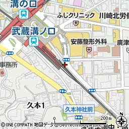 串カツ田中 溝口店周辺の地図