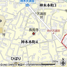 長尾寺周辺の地図